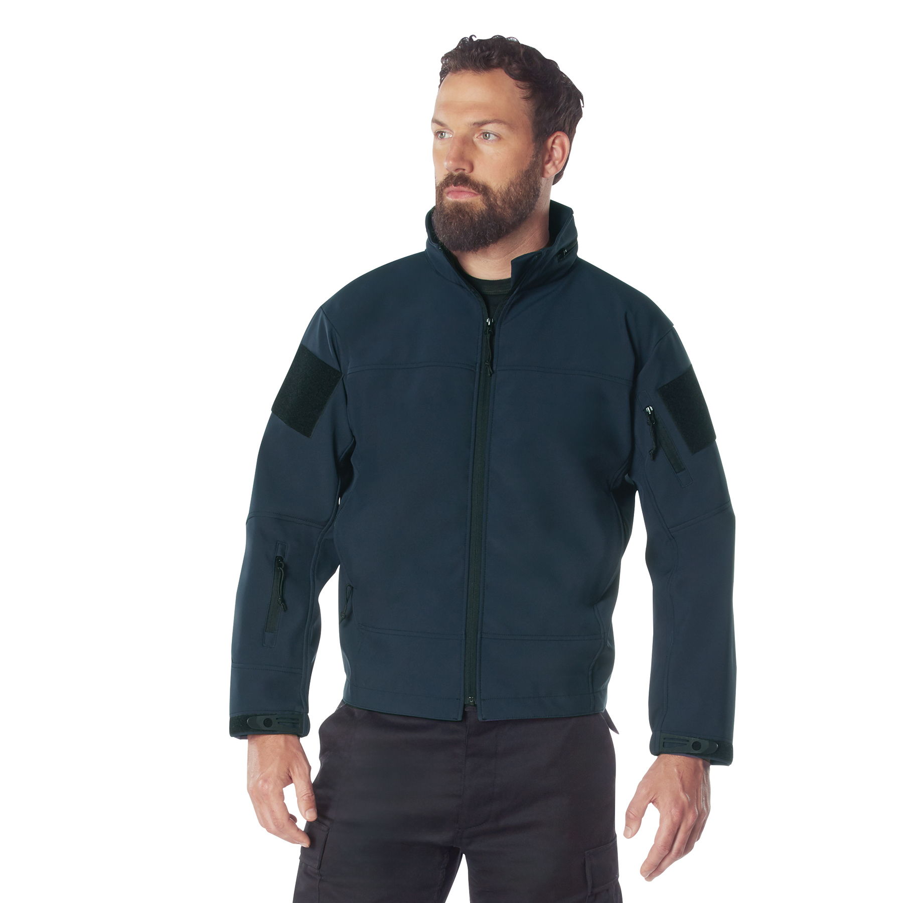 Rothco Covert Ops Lightweight Soft Shell Jacket - Midnight Navy Blue, Large