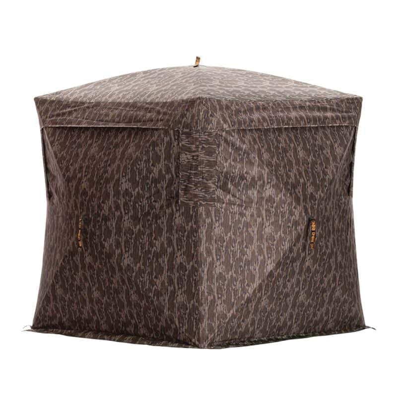 Rhino Blinds Rhino 180 58" x 58" x 66" Hub Blind, Mossy Oak Bottomland Camouflage