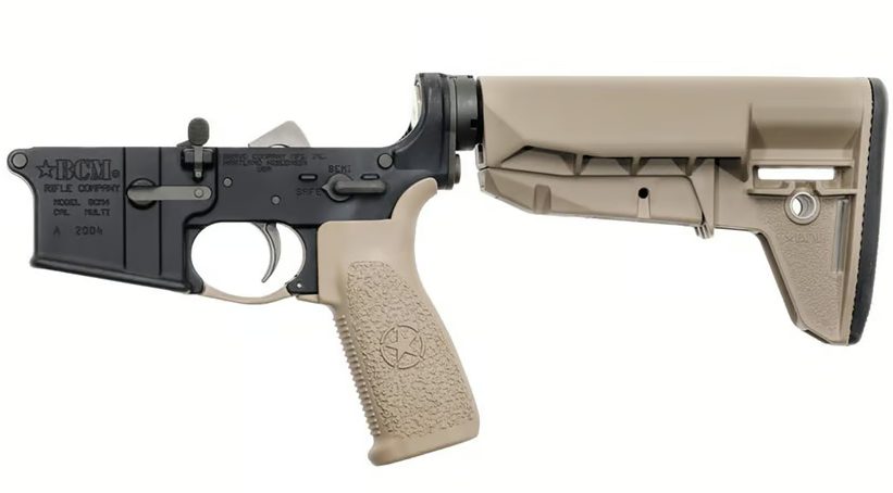 Bravo Company BCM AR-15 Complete Lower - MK2RMS-M1T0 & MOD-2-SOPMOD, FDE