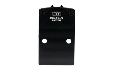C&H Precision Optic Plate -320X W/RXP ROMEO1 P TO RMR- SGRX-RSH-FIL