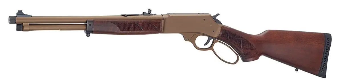 HENRY H9 EXPLORER CARBINE SIDE GATE LEVER RIFLE RIL 30-30 16.5 IN THD BBL BB/WALNUT 4 RD