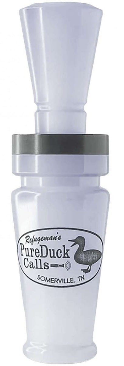 Rolling Thunder Game Calls PureDuck2 J-Frame Double Reed Duck Call, Frost - DC014-2-CF