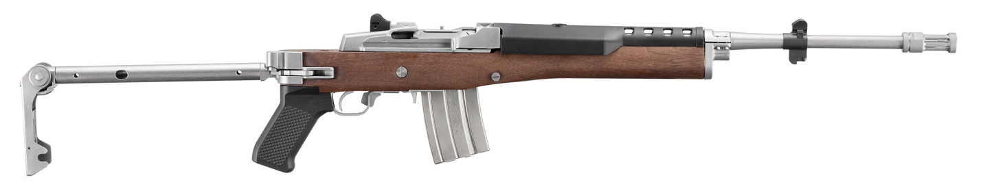 Ruger Mini-14 5.56 NATO 18.5" Stainless Side Folder Rifle