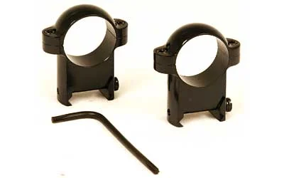 BURRIS HIGH 1" ZEE RINGS BLK