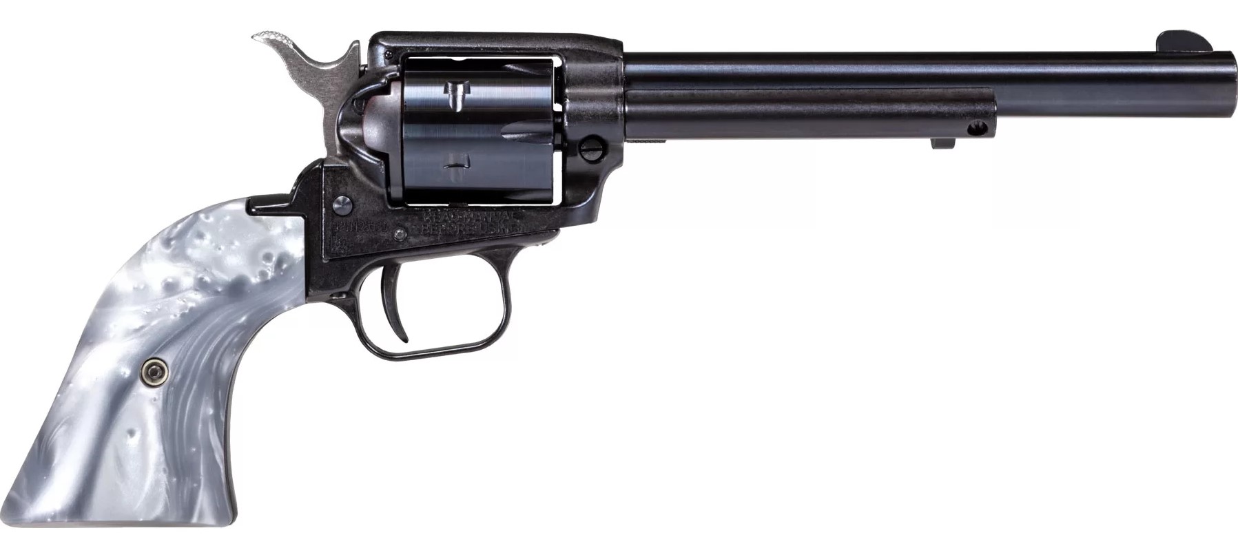 Heritage Rough Rider .22 LR Revolver 6.5" Blue/Gray Pearl