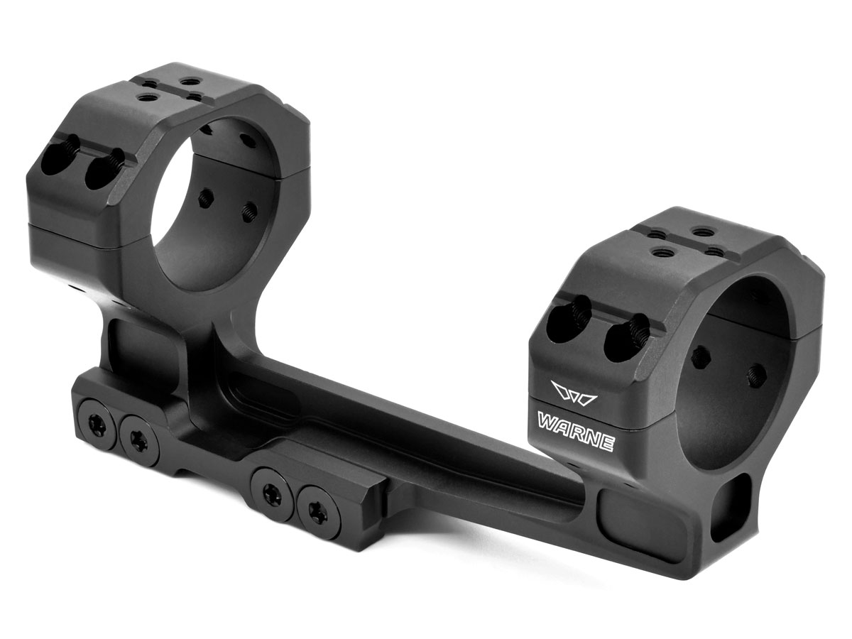 Warne One Piece MSR Precision 34 mm Cantilever Scope Mount, Black - 7825-20MOA