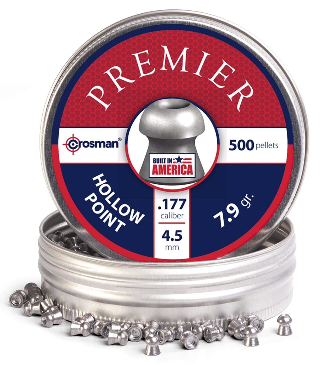 Crosman Pellets Hollow Point .177Cal  500 Per Tin - LHP77