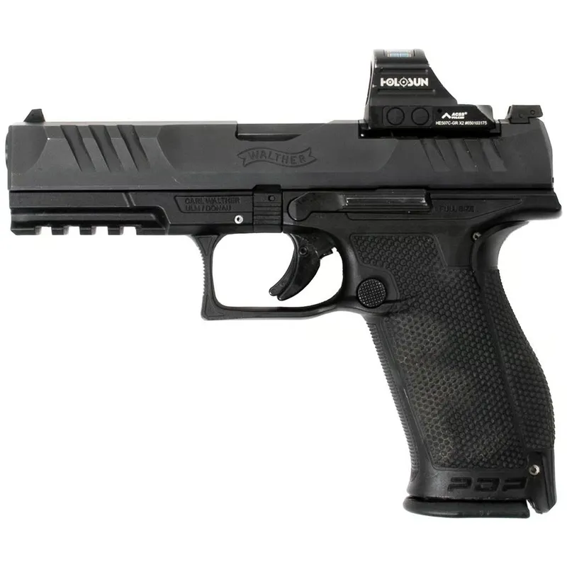 WALTHER PDP FULL SIZE + HOLOSUN GREEN DOT (Used)