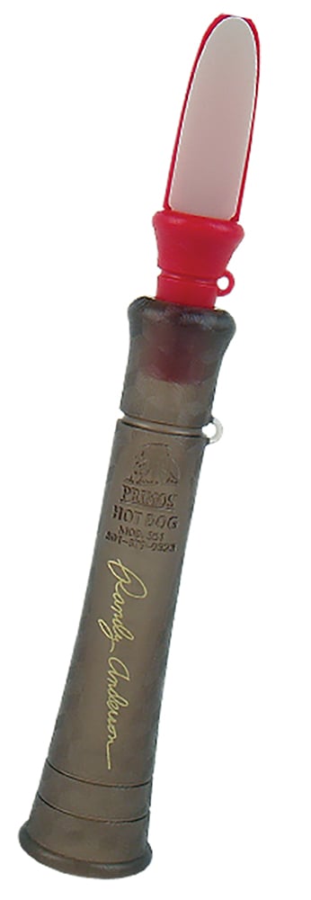 Primos Hot Dog Predator Call, Black/Red - PS351
