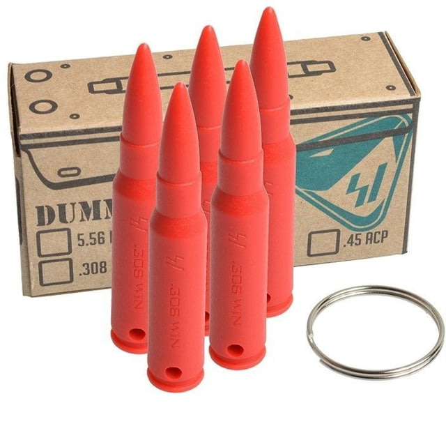 Strike Industries Dummy Rounds w/Key Ring .308 REM Red One Size