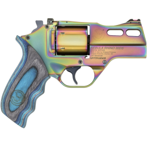 Chiappa Rhino 30DS 357 Magnum Revolver 3" Nebula Barrel 6 Round Blue/Gray Grip