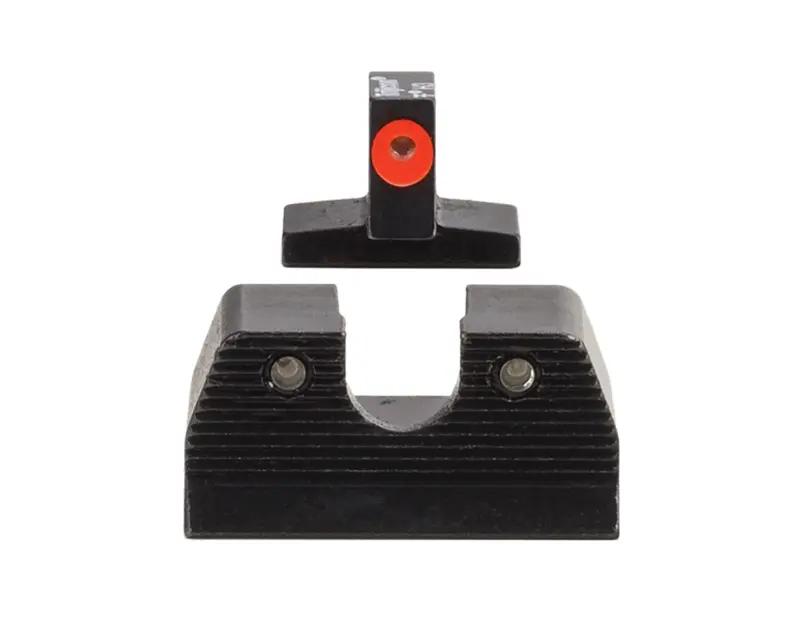 Trijicon 600891 HD XR Night Sight Set Green Tritium/Orange Outline Front, Green Tritium Rear, Black Frame, Fits FN FNP/FNX