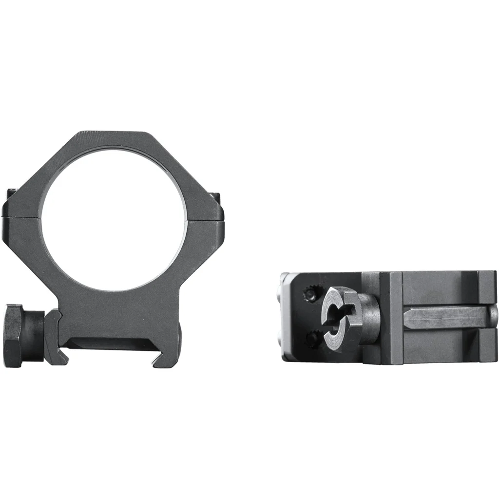 Weaver Tactical 4Hole Picatinny Ring Matte Black 30mm High Clamshell Pack