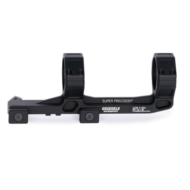 Geissele Geissele AR-15/M4 Super Precision Scope Mount 34 mm Tube 0 MOA Hyper Extended Type 3 Anodized Black