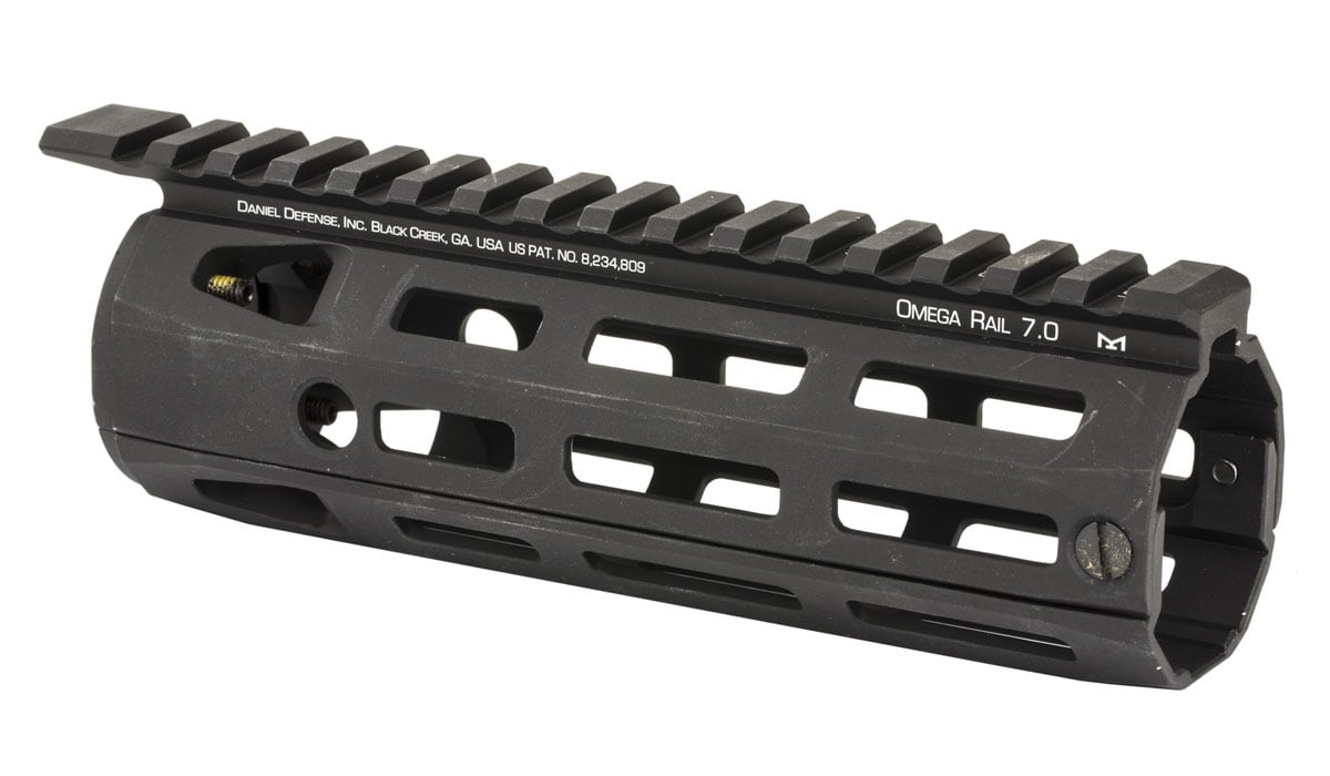 Daniel Defense Omega 7" M-LOK 2 Piece AR-15 Rail, Black - 01-005-10696