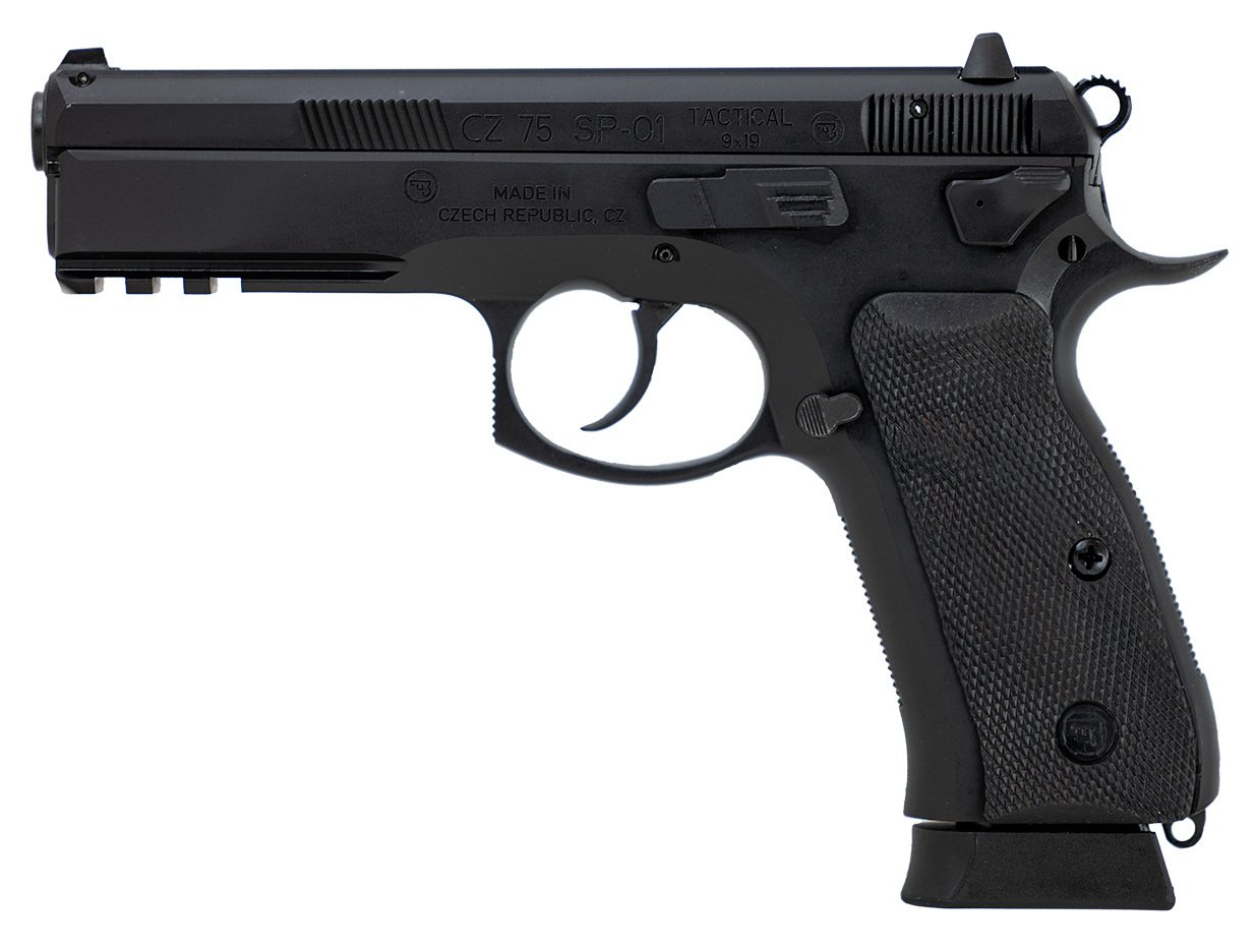 CZ 75 SP-01 Tactical 9mm Pistol with 4.6" Barrel
