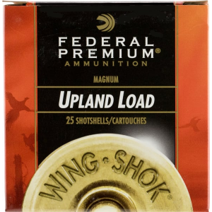 Federal Premium Wing-Shok Magnum 12 Gauge 3\" 1-5/8 oz #5 Copper-Plated Lead Shot 25 Rounds