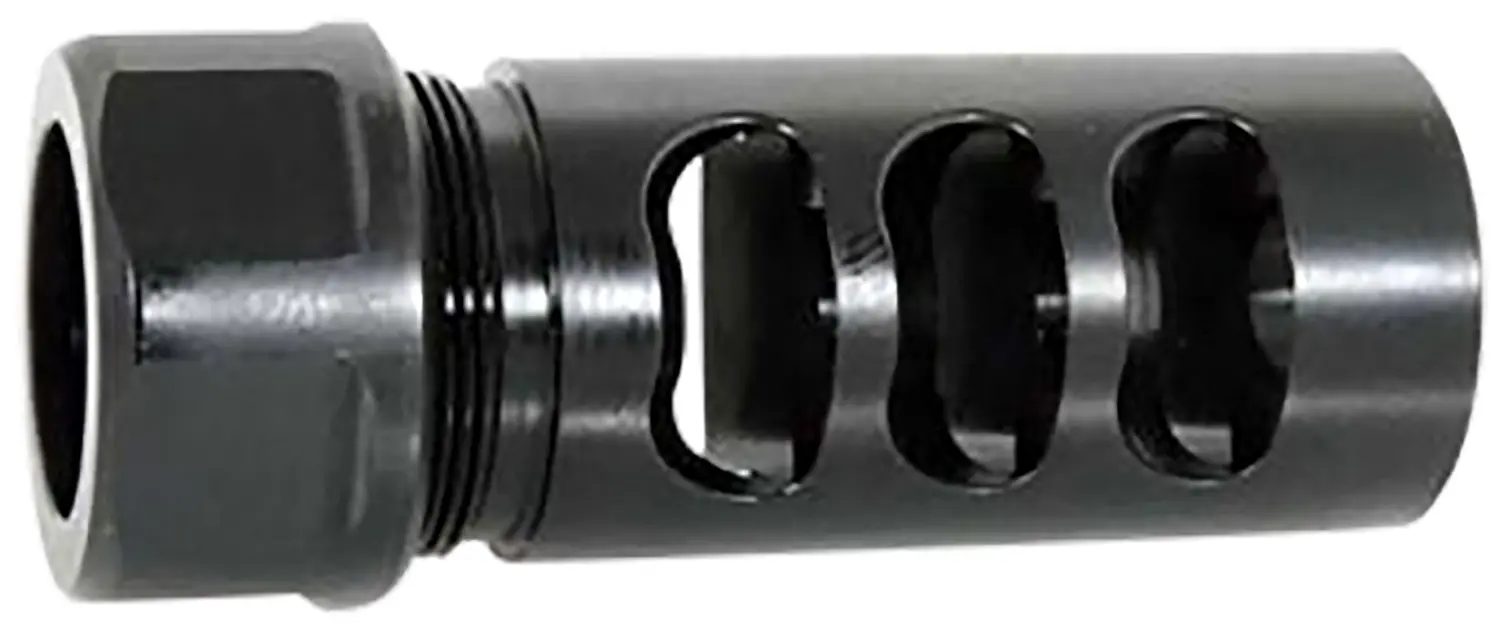 American Precision Arms G2L5830N Gen 2 Little Bastard Self Timing Brake Black Nitride Stainless Steel with 5/8"-24 tpi Threads, 2.22" OAL 1" Diameter for 30 Cal Rifle