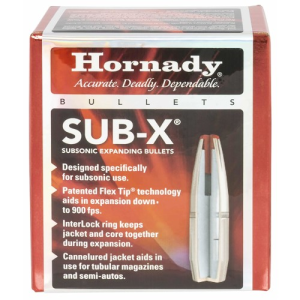 HORNADY Reloading Bullets Sub-X 30 Cal 175 Grain 100rd