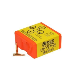 Berger-Bullets Berger Match Grade Hunting Bullets 6mm .243" 105 gr VLD Hunter 100/rd