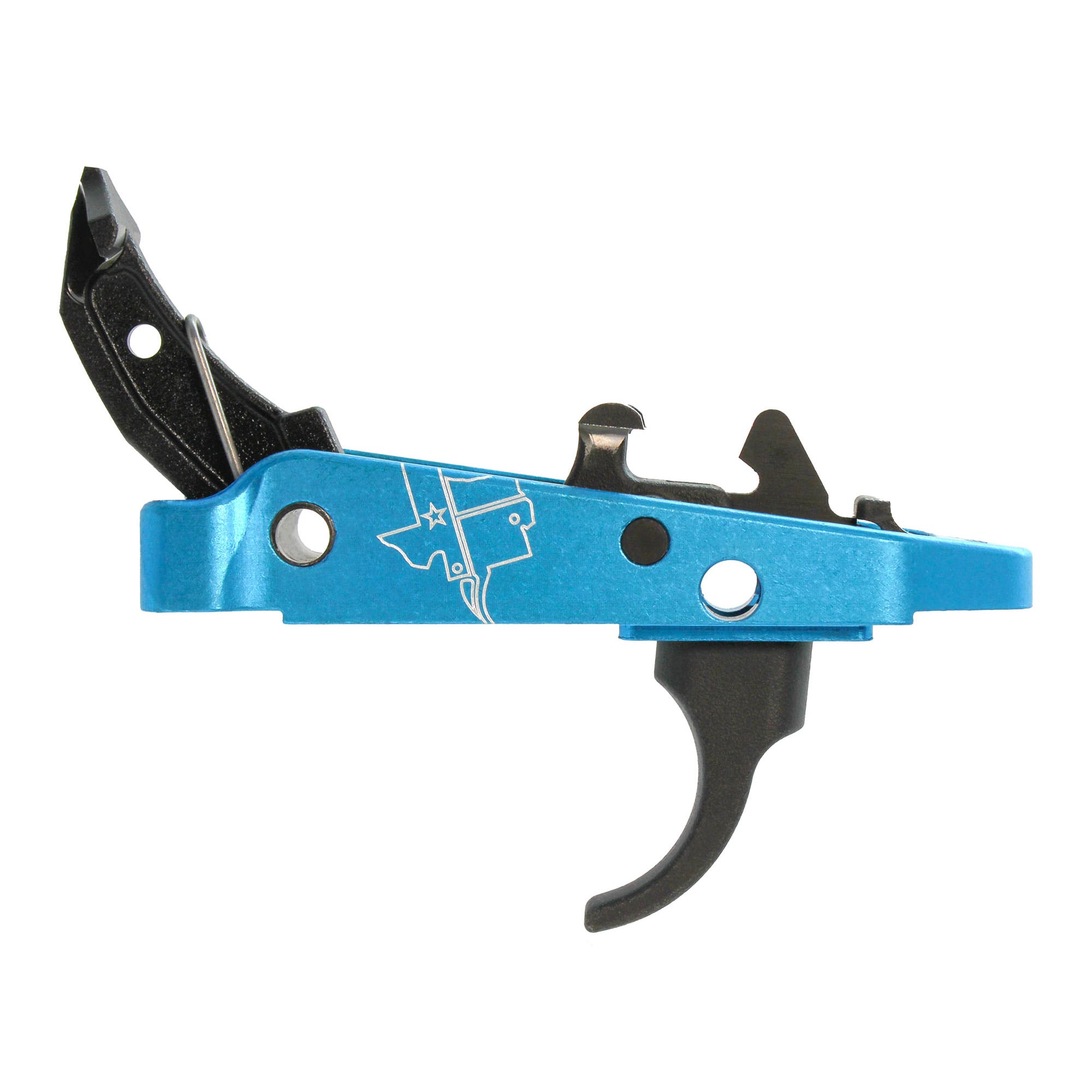 CMC Triggers AK47 Trigger 2.0, Traditional Curved Trigger, Black, Fits AK-47, 4-4.5 Pounds