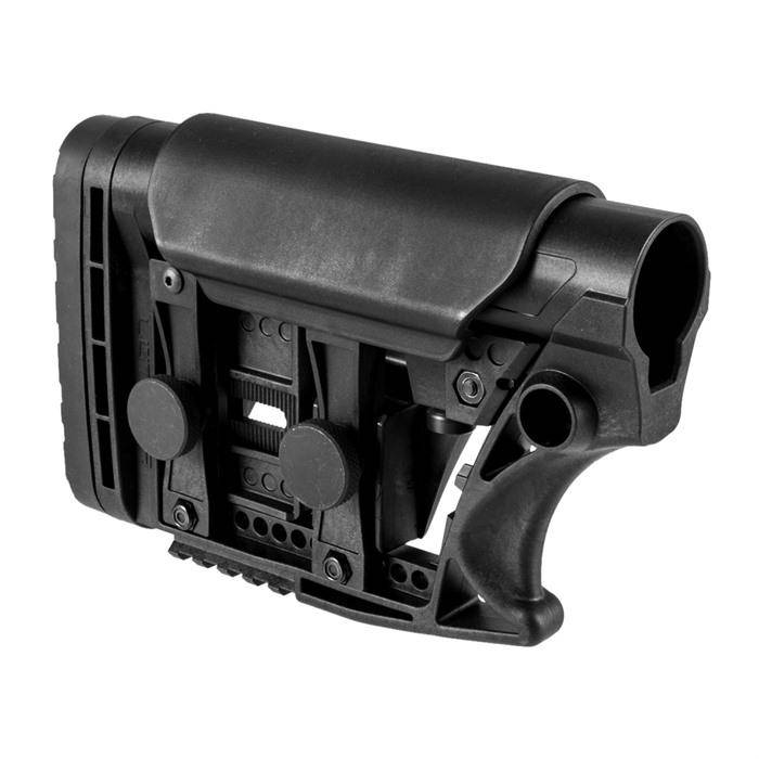 AR-15 Black Polymer Collapsible Carbine Stock Assembly