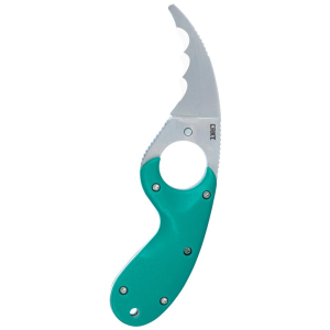 Colombia-River-Knife-Tool CRKT Bear Claw Fixed Knife 2-2/5" Hawkbill Blade Green