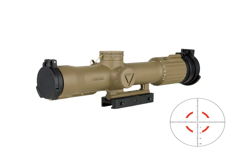 Trijicon VCOG 1-8x28 RD MRAD FDE QLOC Gun Scope