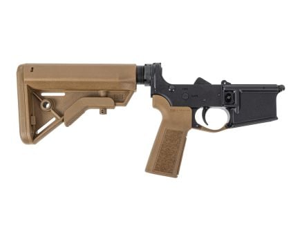 PSA AR15 Complete Lower B5 Bravo Stock, Coyote