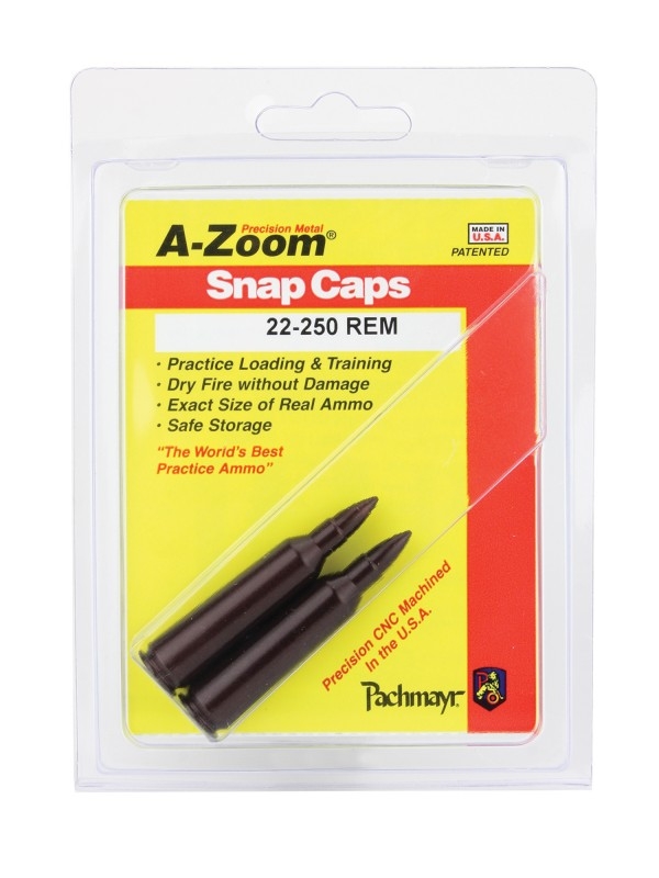 .22-250 Snap Caps, 2 Pack