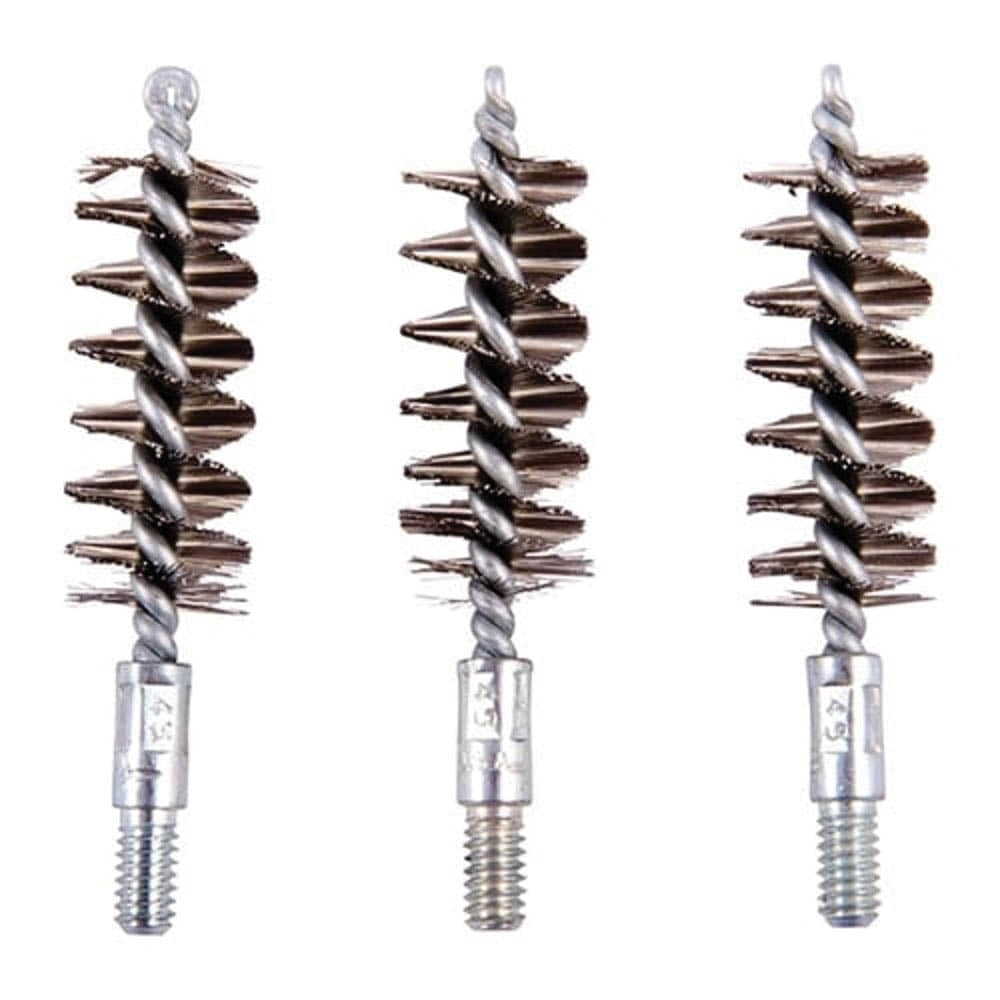 Brownells .44 Cal/.45 Cal #8-32 Male Standard Line Bore Brush, Pack of 3
