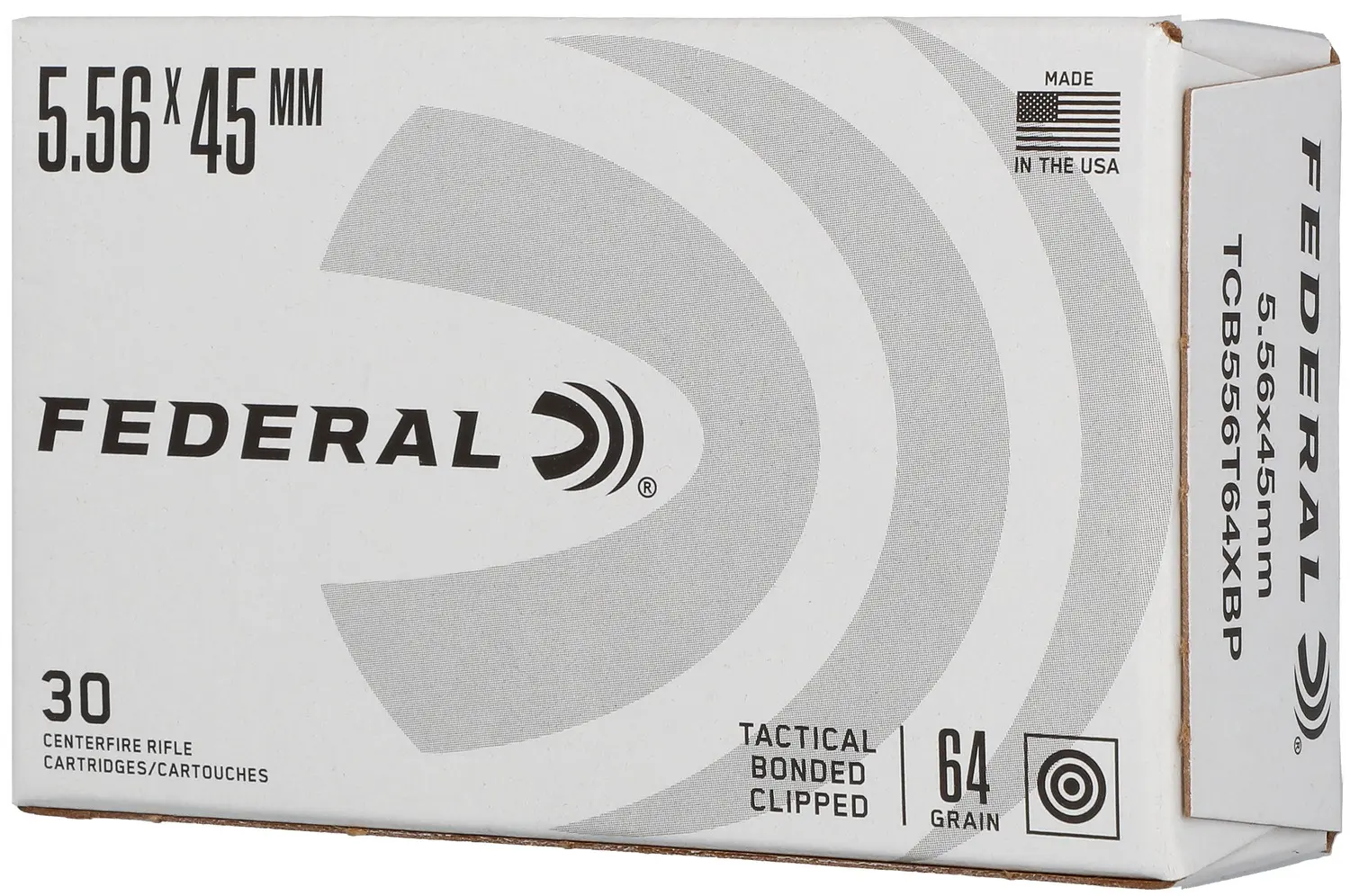 FED TCB556T64XBP 556X45 64GR BONDED SP CLIP 20/30