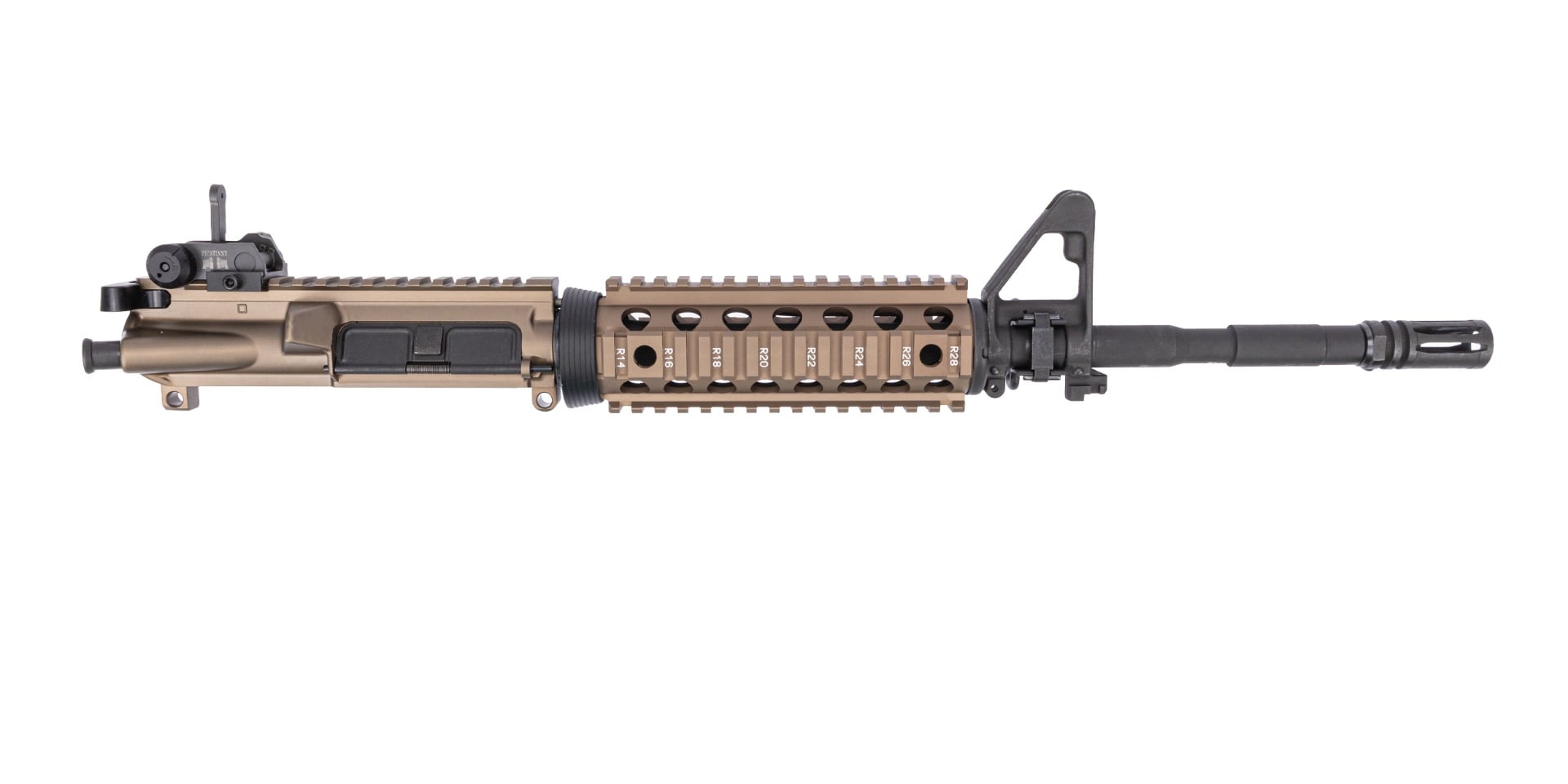 PSA Sabre AR-15 "M4A1" CHF CL 14.5" P&W Upper w/ Quad Rail - FDE Anodized