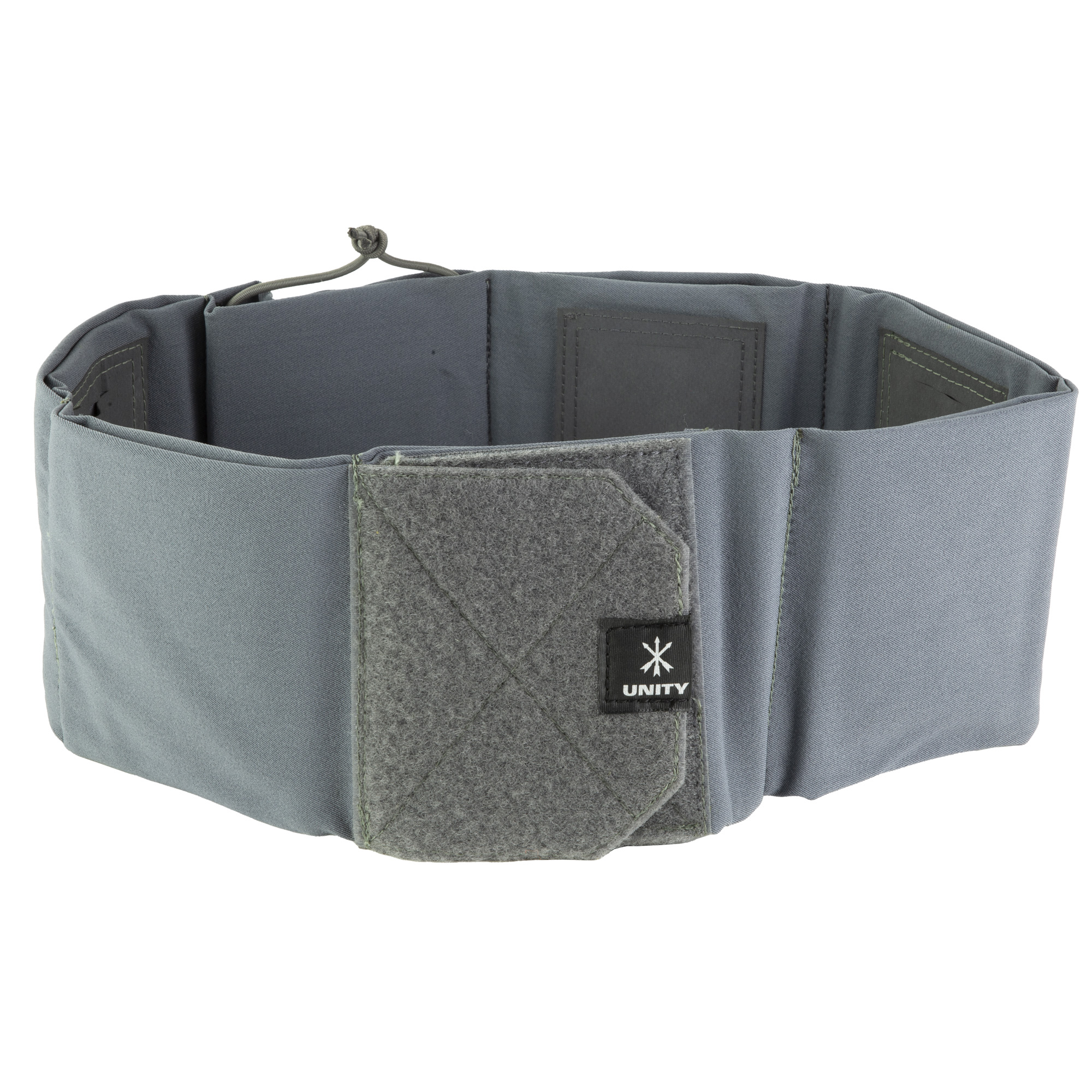 Unity Tactical Clutch Belt, Small, 26"-33" Waist, Elastic Construction, Gray CL-BLT-G-S