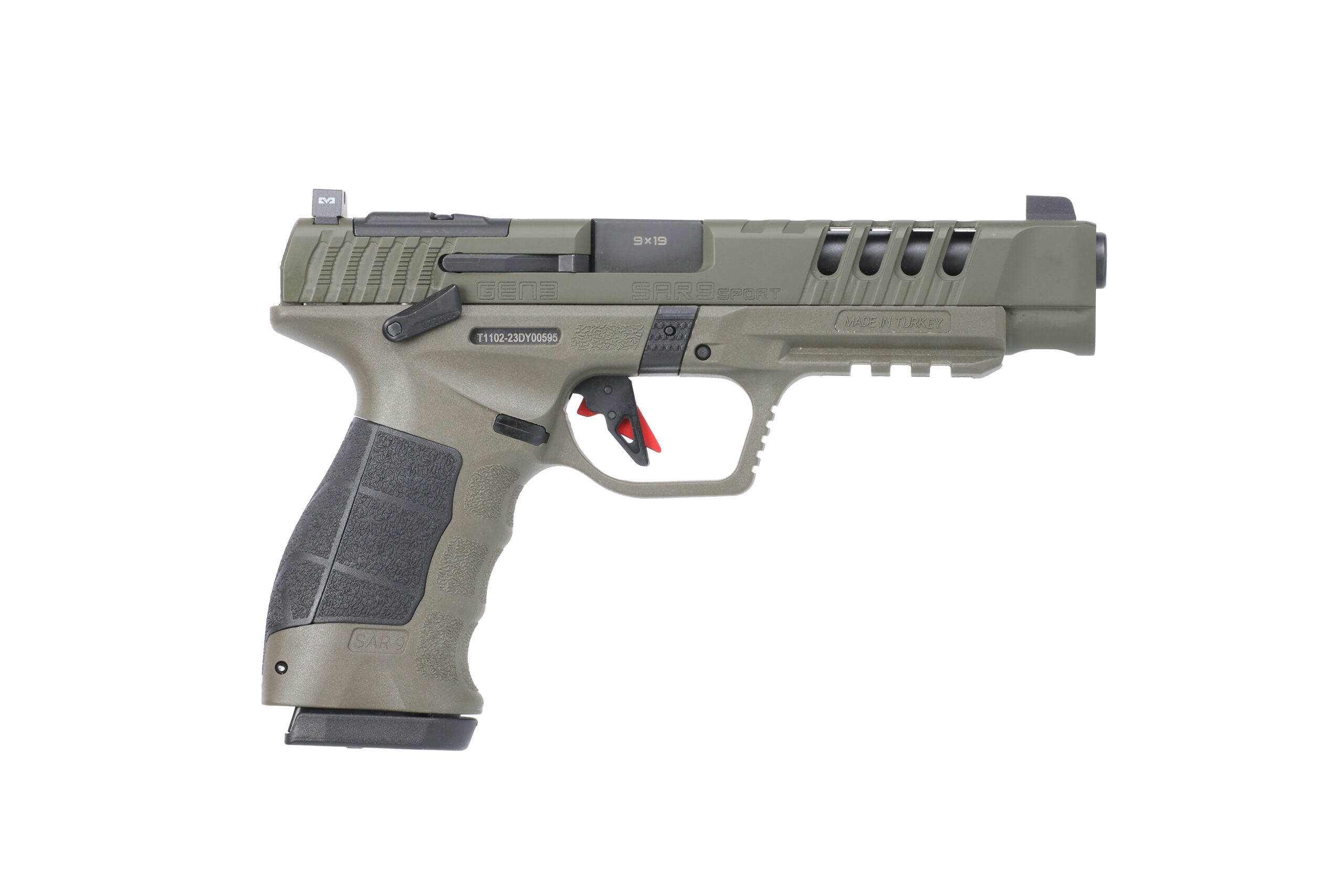 SAR9 Sport GEN3 9mm Pistol with Night Sights