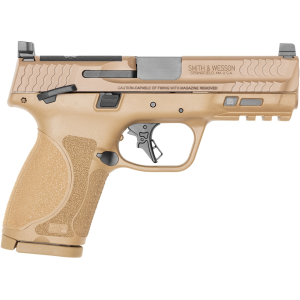 Smith & Wesson M&P9 M2.0 Compact 9mm Luger Pistol 4" Barrel 15+1 Round Flat Dark Earth