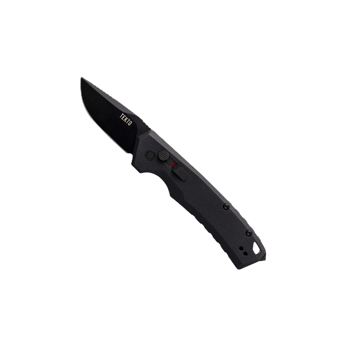 Tekto Knives A3 Delta Mini Auto Folding Knife, Black