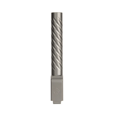 Ballistic Advantage 9mm Glock 17 Gen 5 PVD SS (Light Gray) Non-Threaded Spiral Fluting Barrel