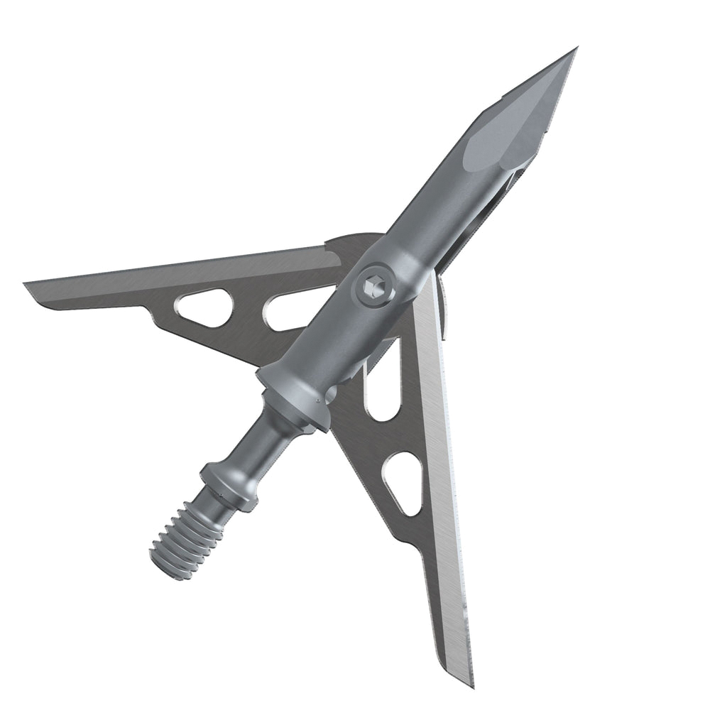 G5 Outdoors T2 125 gr 2-Blade Expandable Broadhead, Gray Pack of 3