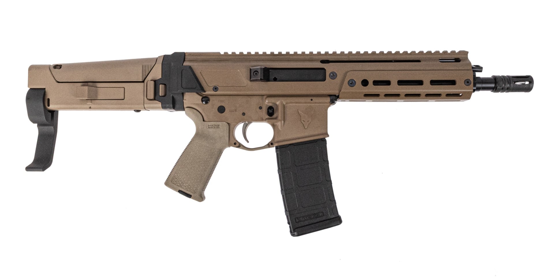 PSA JAKL 300BO Pistol, FDE w/ F5 Brace