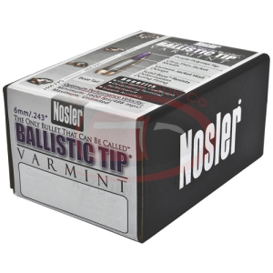 NOSLER Reloading Bullets Ballistic Tip 6mm 80 Grain 100rd