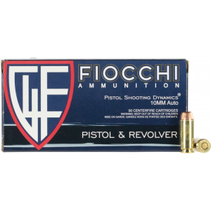 Fiocchi 10AP Range Dynamics 10mm Auto 180 gr Full Metal Jacket Truncated-Cone (TCFMJ) - 50rd Box