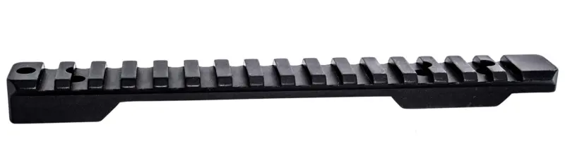 Weatherby PL0252150 Picatinny Rail Peak 44 Black Weatherby Mark V Picatinny Rail/Weaver Mount Long Action