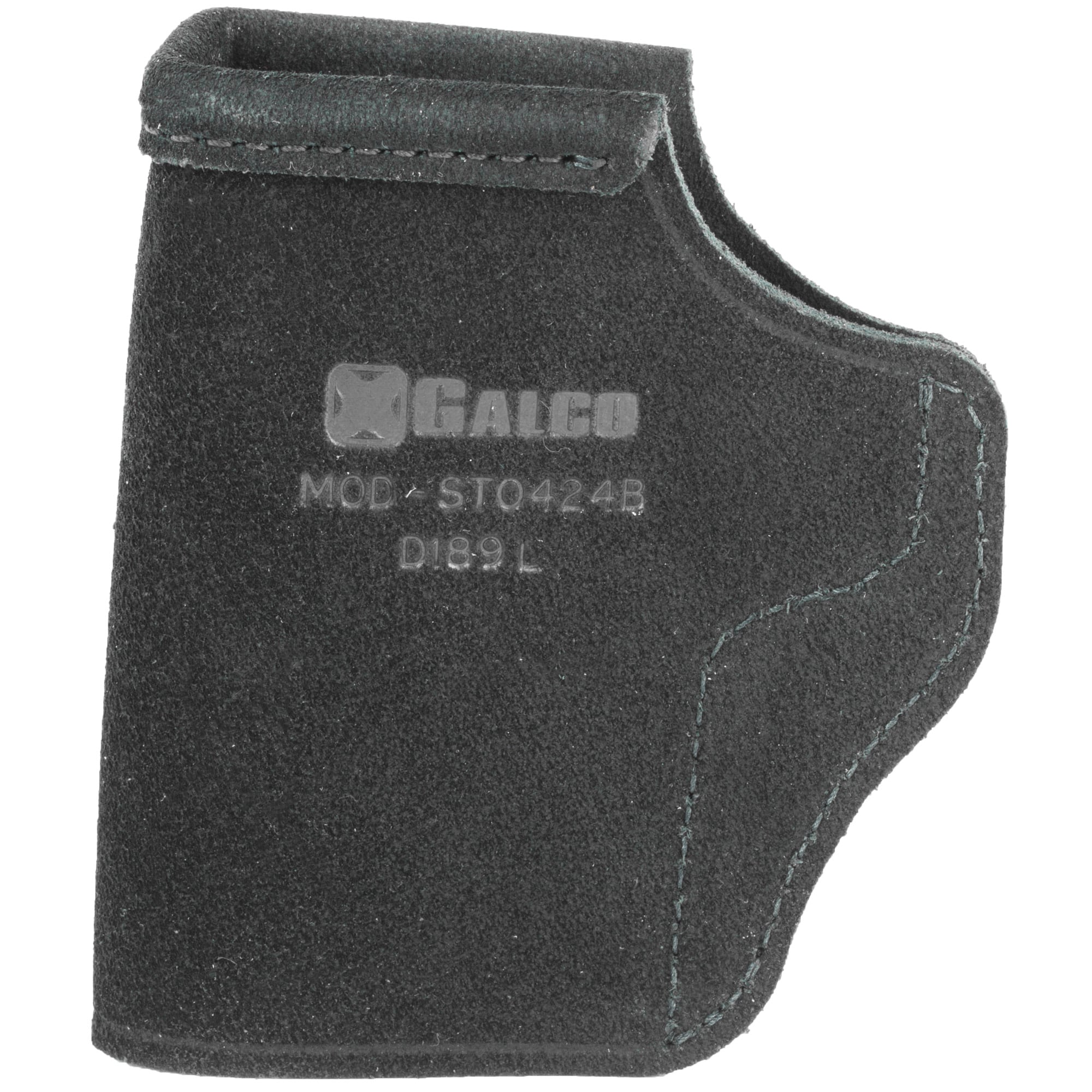 Galco Stow-N-Go Inside The Pant Holster, Fits 1911 With3" Barrel, Right Hand, Black Leather