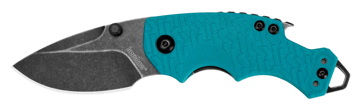 Kershaw Shuffle Folding Knife w/ Liner Lock, Teal and BlackWash - 8700TEALBWX