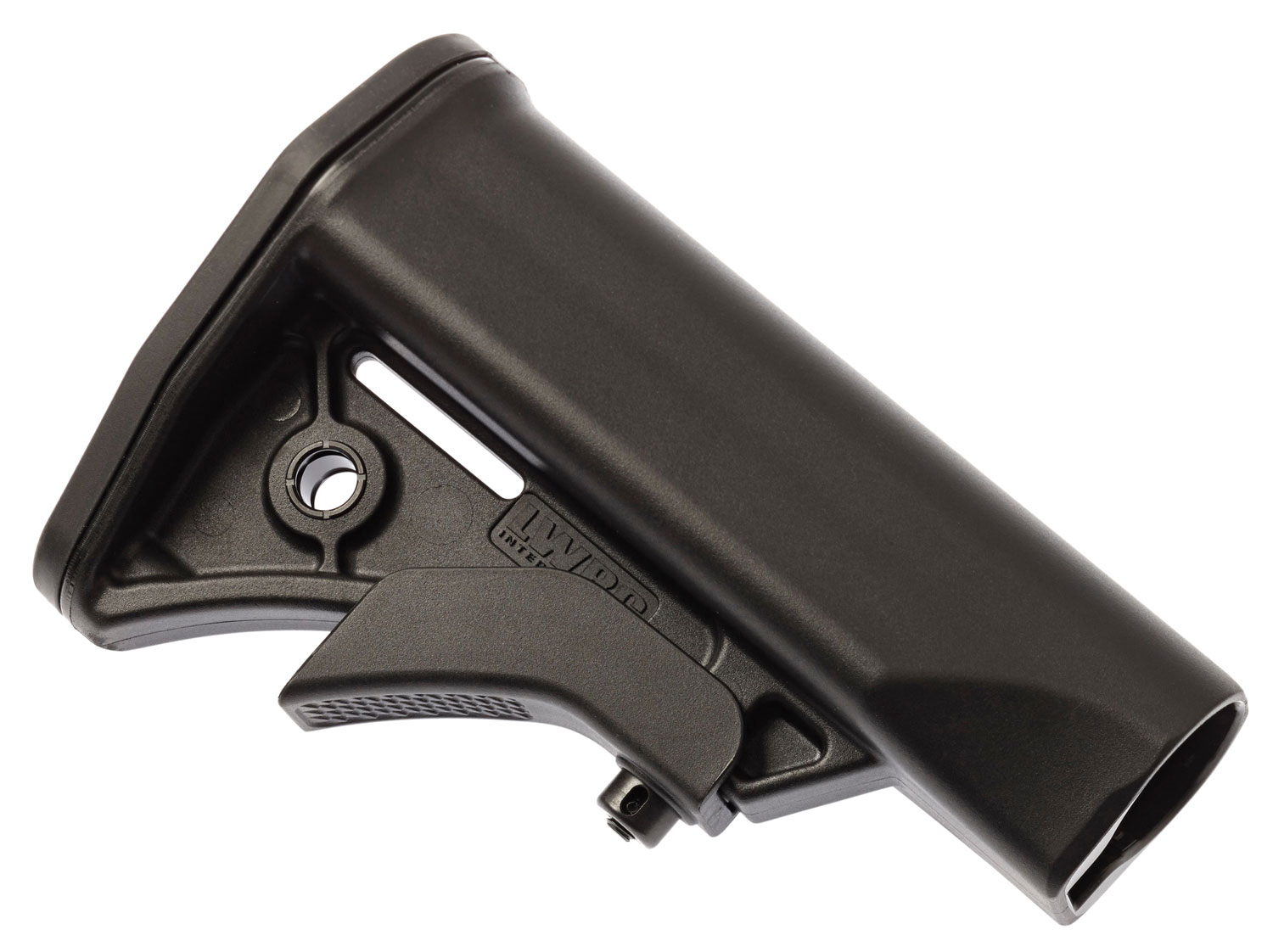 LWRC International Synthetic Compact Adjustable Stock, Black - 200-0124A01