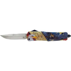 TEMPLAR KNIFE LARGE OTF EAGLE 3.5 SILVER DROP POINT