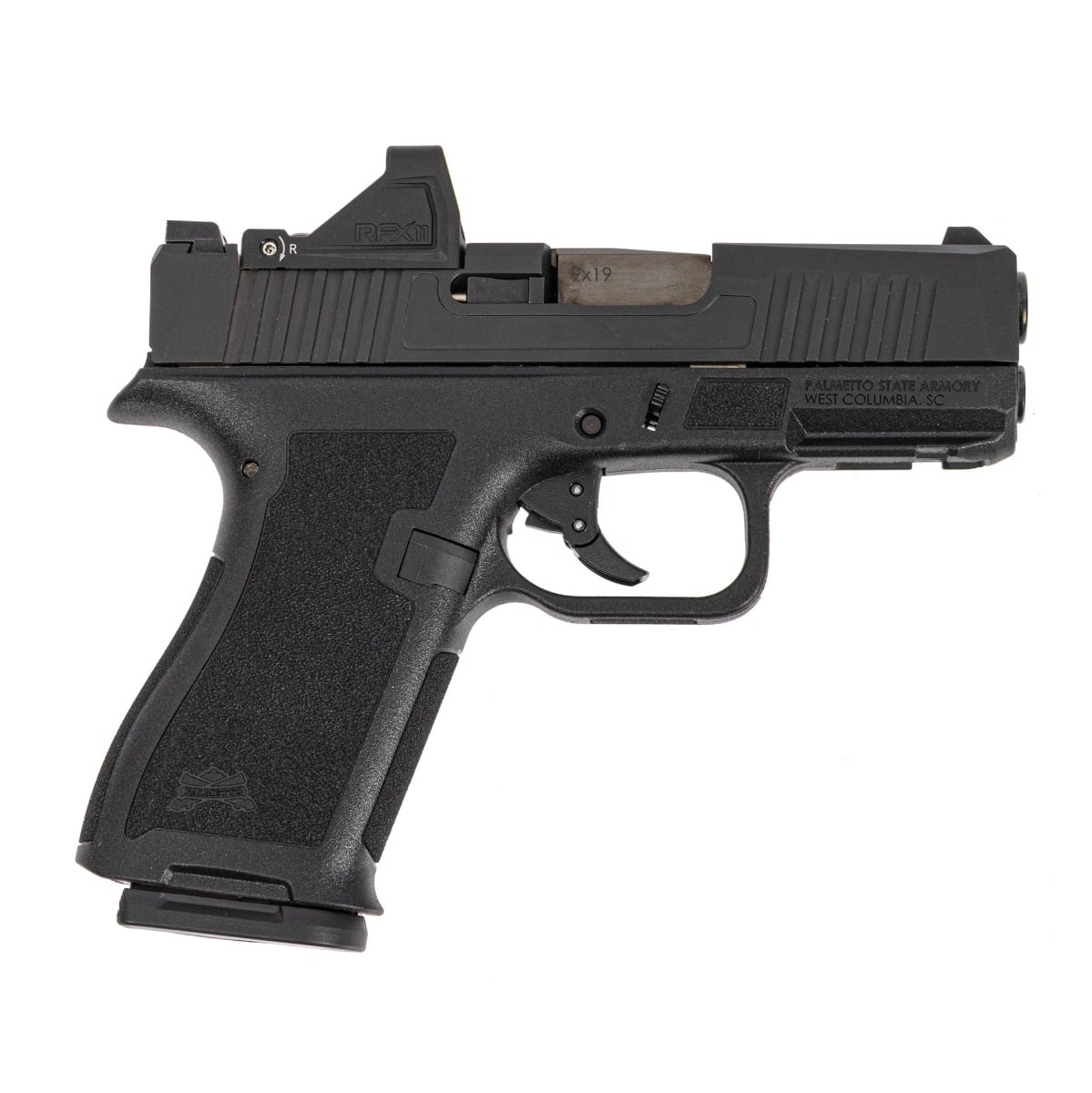 PSA Dagger Micro Complete 9mm Pistol, Shield Cut Black, w/ Viridian RFX11 Green Dot Sight
