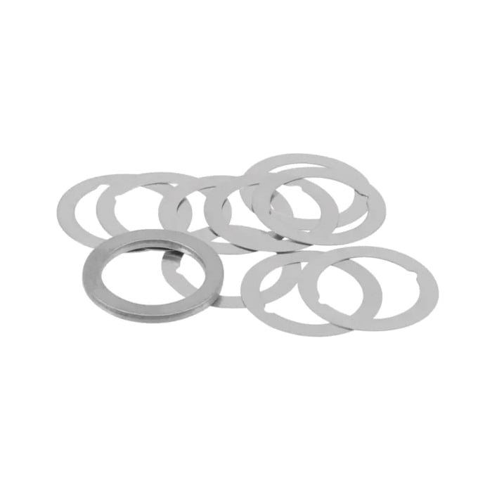 Dead Air Muzzle Device Shim Kit 1/2-28, Silver