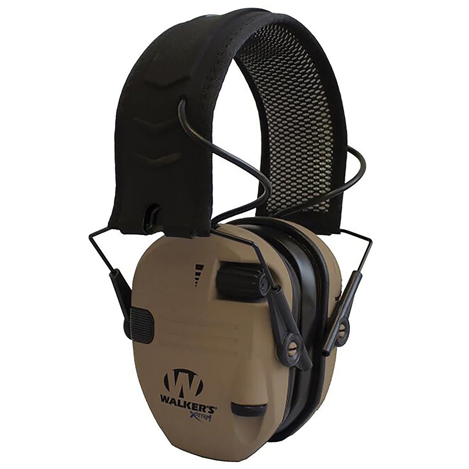 Walker Razor X-TRM Digital Polymer Earmuff Adult/21 dB, Battle Brown/Black - GWP-XRSEM-BB